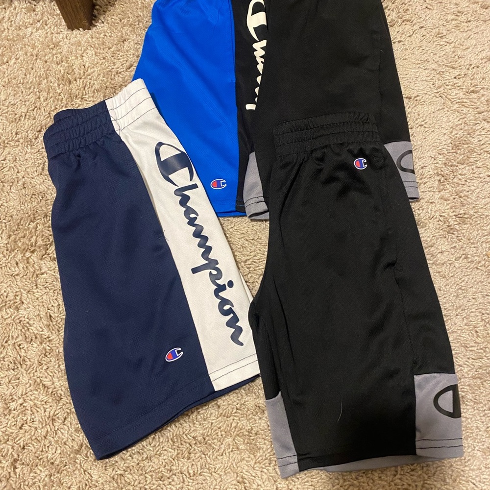 Champion Kids Athletic Shorts - Blue, Black, Navy